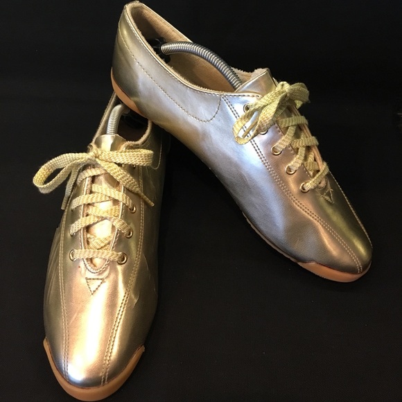 L A Gear Shoes - Vintage 1994 L A Gear GOLD Sneakers - New